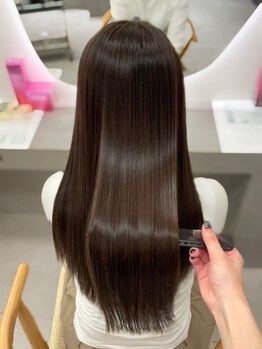 ヘアサークルジープ 千舟町店(hair circle geep)の写真/「髪質改善絹髪ストレート」を四国で最先端の導入☆絹のような柔らかい質感で毛先まで艶めく美髪が叶う♪