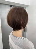 白髪ぼかし/イメチェンヘアスタイル/前髪カタログ/ショートボブ