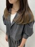 顔周りレイヤーカット＋ブリーチなしワンカラー＋トリートメント￥5500