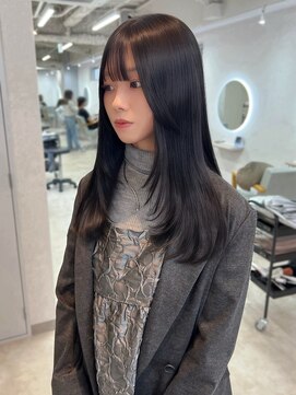 トレヘアー 京都 烏丸(tRe hair) 【加藤】くくれるレイヤー / フェイスレイヤー / 小顔カット