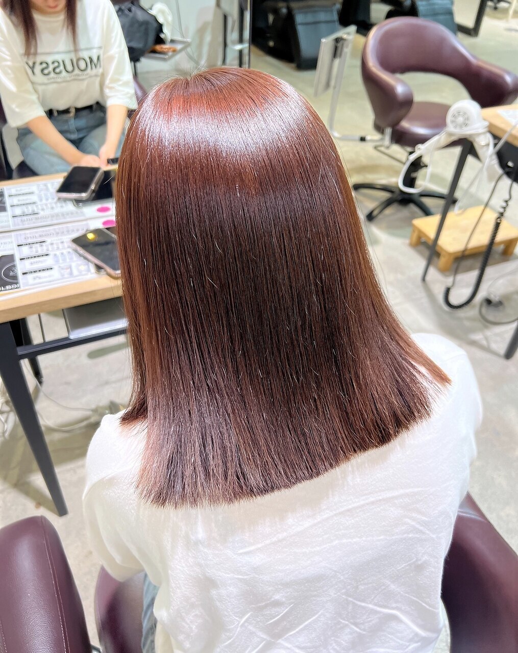 【来店2回目or3回目の方限定】カット+フルカラー￥8500  #くびれショートボブ