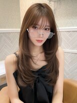 ロンド 銀座(Lond)&nbsp;★Shina/黒髪ココアベージュ小顔レイヤー髪質改善縮毛矯正61