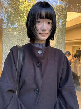 ショート・ボブレイヤー/レイヤーカット/顔周りレイヤー/20代