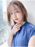 シースルー 前髪で小顔骨格補正［髪質改善/池袋&目白&大塚］