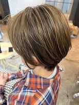 アノーテ(A'NOTE)&nbsp;ショート/ハイライト/レイヤーカット/髪質改善/ボブ/白髪ぼかし