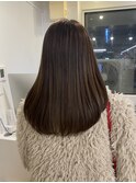 ナチュラルベージュ 新宿/髪質改善/透明感カラー/ロング