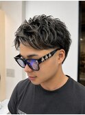 ハイライト×束感ショートスタイル
