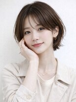リリアーナ(LILIANA)&nbsp;池袋 くびれボブ アッシュブラウン シースルーバング 大人ミディ