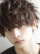 ハロ ハッピーヘアライフ 長居店(Halo happyhairlife) 束感マッシュ×ナチュラルダウンパーマ|メンズ