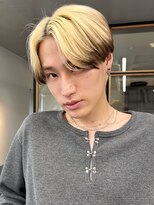 ソアメンズ 渋谷(soar men's) 20代30代◎韓国風センターパートハイトーンデザインカラー