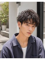 MEN's Baguz  MEN'Sカット/ MEN'Sパーマ/ MEN'Sカラー&nbsp;韓国風無造作ウェーブマッシュメンズパーマヘアスタイル