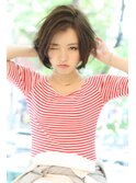 小顔ショートボブ