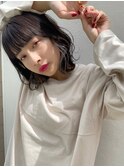 【藤原三知代】インナーカラーのフリンジウェーブ