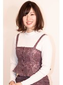 【ma'am Zee栗栖】可愛さのあるレイヤーボブスタイル