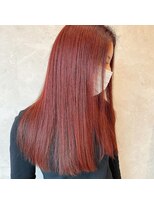 イーラヘアー(ERA HAIR) シャドールーツ×ピンクバイオレット×ツヤ髪×カシスレッド