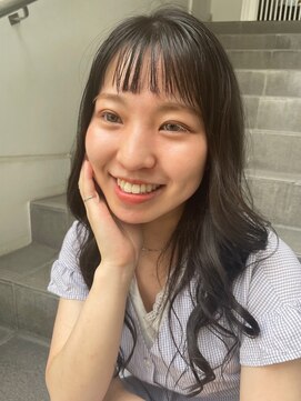 エミュ 天文館店(eMu) 透け感ハイライトブルーアッシュ