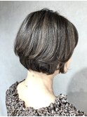 ショートボブ ×ハイライト