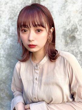 ブルーダー(Bruder) インナーピンク　ピンクカラー　イヤリングカラーピンク