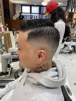 バーバーブロス 吉祥寺店(BARBER BROS)&nbsp;【LUDLOW BROS.】田宮 七三分け スキンフェードカット
