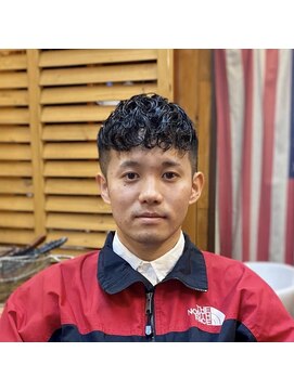 カイバーバーバイウッズ(Kai Barber by woods) men's cut perm