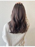 ラベンダー/ラベンダーアッシュ/セミロング/ロング