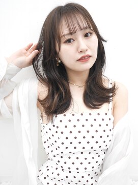 アンリ(Anli) 【Anli☆岩瀬萌】くびれヘア 韓国風 ヨシンモリ ラテカラー