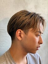 ツーブロックマッシュ束感ショート