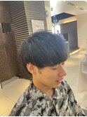 ナチュラル束感マッシュスタイル