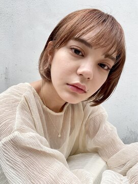 ピークアブー アヴェダ アトレ恵比寿(PEEK-A-BOO AVEDA) 20代30代40代前髪あり大人可愛いボブショートボブうる艶カラー