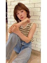 トゥーリ 筑紫野店(tuuli) 大人かわいい前髪◆マチルダボブ◆ピンクベージュ◆髪質改善◆