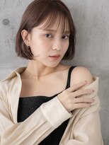 ポケット(pocket)&nbsp;前髪/アンブレラカラー/こなれミディ/ウェーブパーマ/仙台36