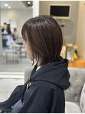 外ハネスタイル×デザインカラー