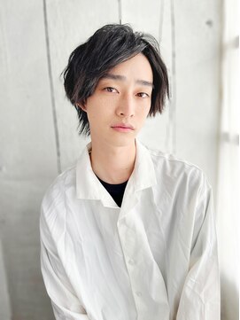 トレス プラス エヌ(TRESS+n) 20代30代40代 黒髪×シークレットパーマ#927