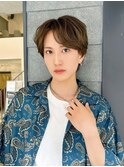 コンマバング韓流ハイライトカラーセンターパート