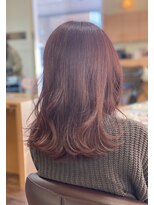 ミオ パーチェ ヘア(mio pace hair) ミディボブ”ディーププラム”
