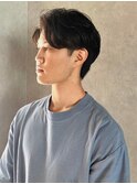 アップバング センタパート 爽やか ツーブロック ビジネス