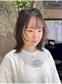 顔周りレイヤー/くびれミディ