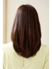 【髪質改善/縮毛矯正】前髪コスメクリームストレートパーマ＋カット　￥9000