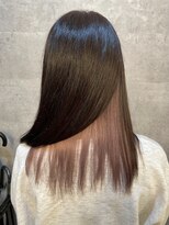 ブレイブ ヘアデザイン(BRaeVE hair design)&nbsp;ピンクブラウン×インナーホワイトピンク