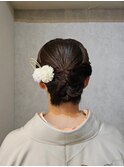 和装ヘアセット 大人の綺麗を作るアップスタイル/シニヨン#