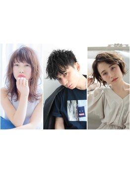 ふわっと弾むようなカールで動きのある表情に♪ダメージレス薬剤使用で毛先までしっとりまとまる！[白楽駅]