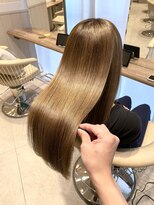 ジーナ 渋谷本店(Zina)&nbsp;★透明感たっぷり！ミルクティーベージュで大人可愛く【Kengo】