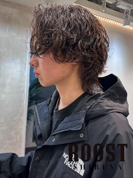 ルースト 渋谷店(ROOST) ブラウンベースサーフカール