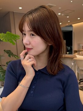 ジーナ 京都河原町(Zina) 髪質改善*ツヤ髪チェリーブラウン*美髪【Zina 河原町】