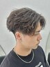 メンズカット+フェザーパーマ ¥14500【本厚木/メンズパーマ/眉毛】