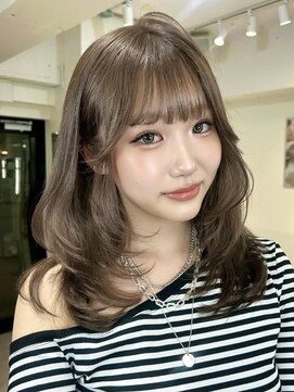 オニキス(ONYX) A66ザクザクレイヤーカットダブルカラーブラウンカラー