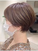 【 Ｉ. 】30代からのナチュラル前下がりショートボブ　川口
