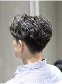 フェザーパーマツーブロック<理容室>武蔵小杉バーバー眉毛