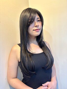 ペスカケイクリエイティブ(PESCA K-CREATIVE) 艶ブラック × 顔周りレイヤー 2