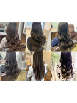 エクステで長さも印象もパッと変わる♪髪を傷めず、カラー＆髪質改善と相性ばっちりの最高級シールエクステ